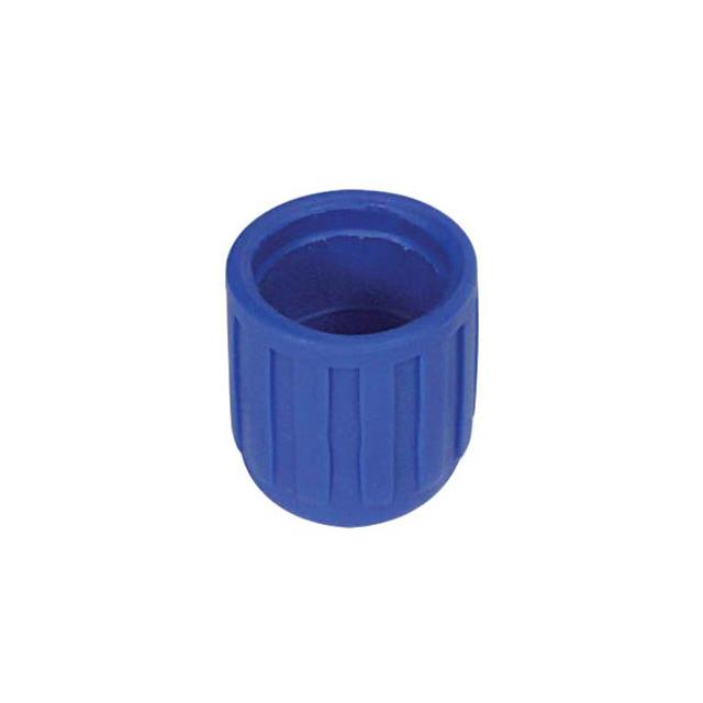 COVER BNC NUT BLUE 10 PKG