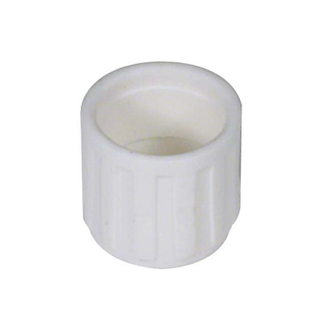 COVER BNC NUT WHITE 10 PKG