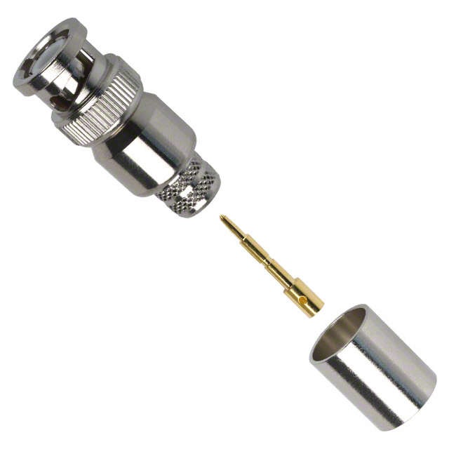 CONN BNC PLUG STR 50 OHM CRIMP