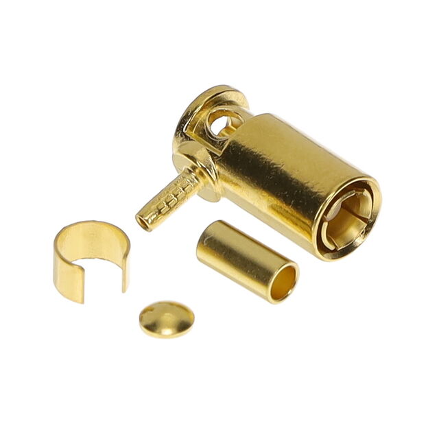 CONN SMB PLUG R/A 50OHM SOLDER