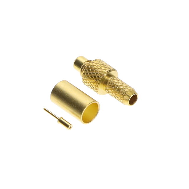 CONN MMCX PLUG STR 50 OHM CRIMP
