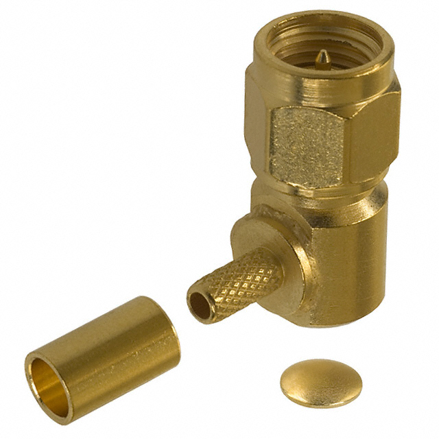 CONN SMA PLUG R/A 50 OHM SOLDER