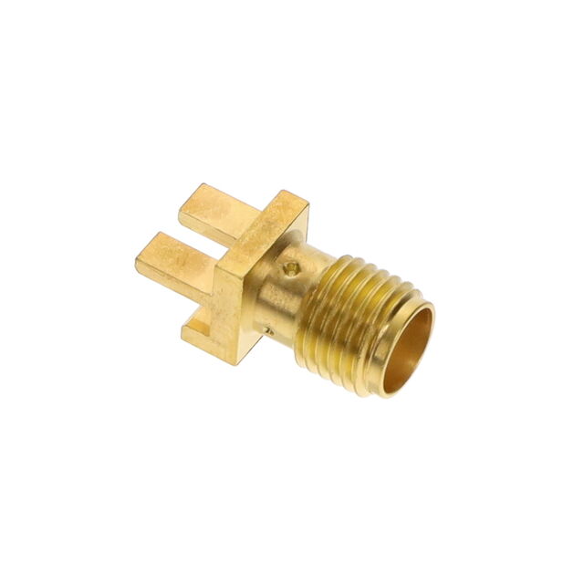 SMA JACK, END LAUNCH, EDGE MOUNT