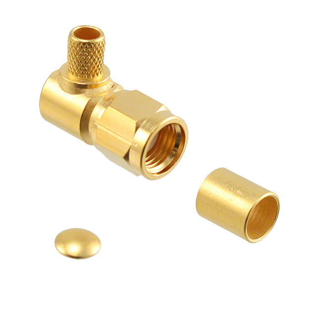 CONN RPSMA PLUG R/A 50OHM SOLDER