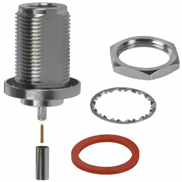 CONN N JACK STR 50 OHM CRIMP
