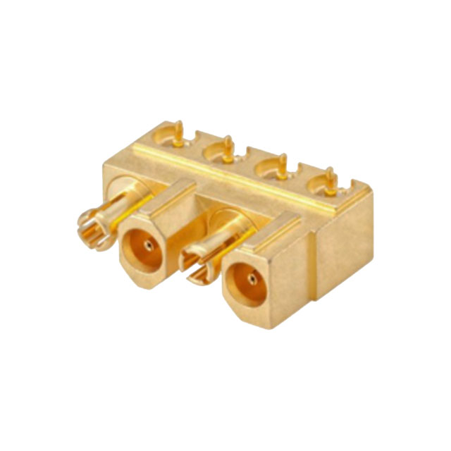 CONN MINICOAX 4PORT RA 50OHM SMD