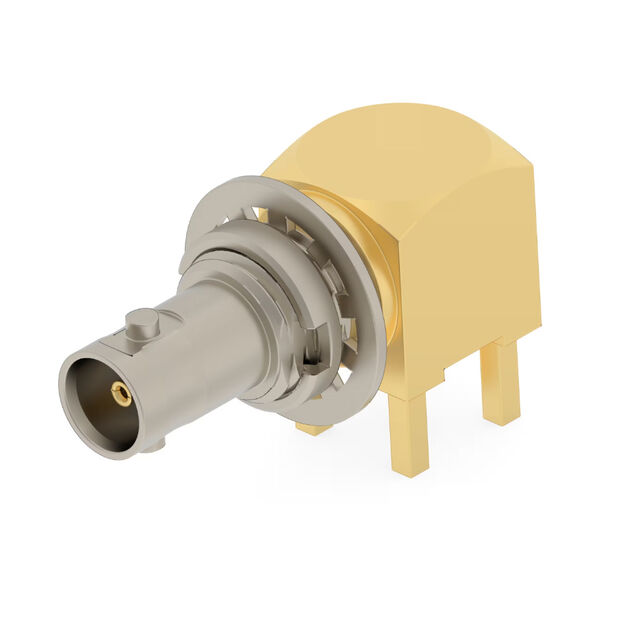 HIGH DENSITY BNC JACK R/A 50 OHM