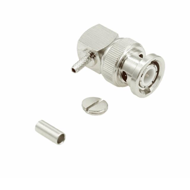 CONN BNC PLUG 50 OHM RA CBL