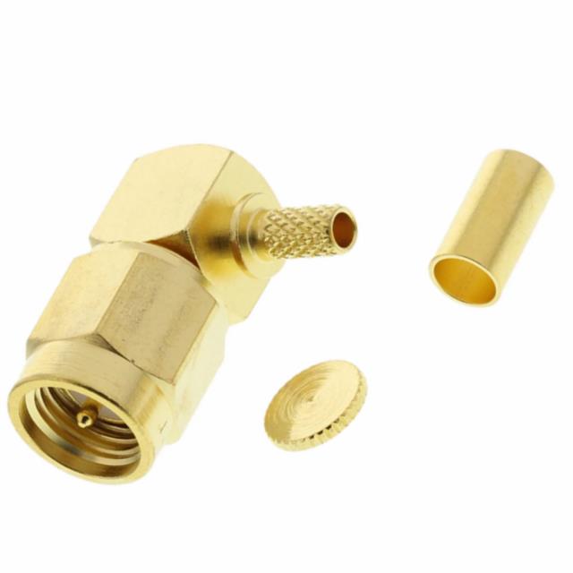 CONN SMA PLUG 50 OHM RA CBL