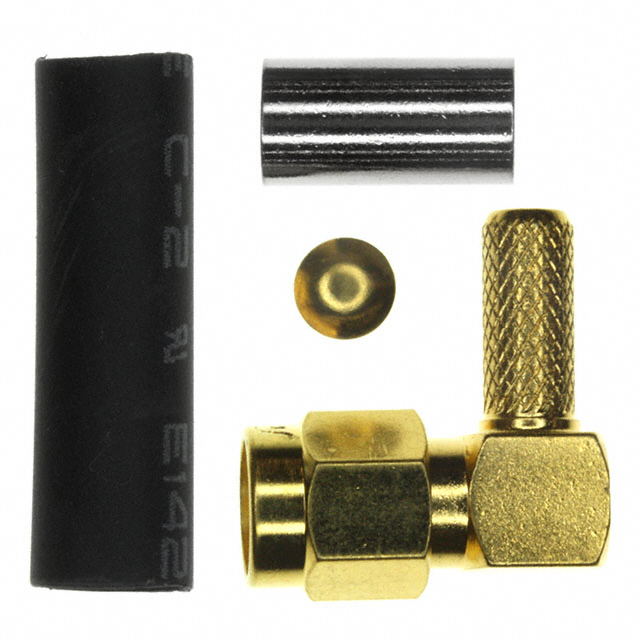 CONN SMA PLUG R/A 50 OHM CRIMP