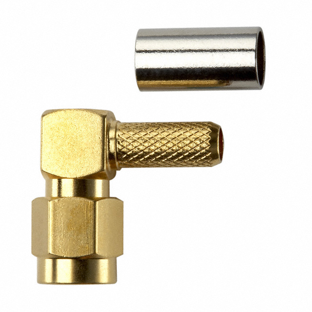 CONN SMA PLUG R/A 50 OHM CRIMP