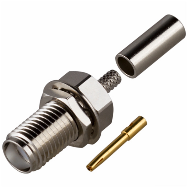 CONN SMA JK BH CRIMP 50 OHMS