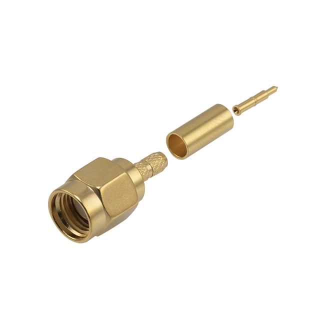 CONN SMA M RG174 CRIMP GOLD