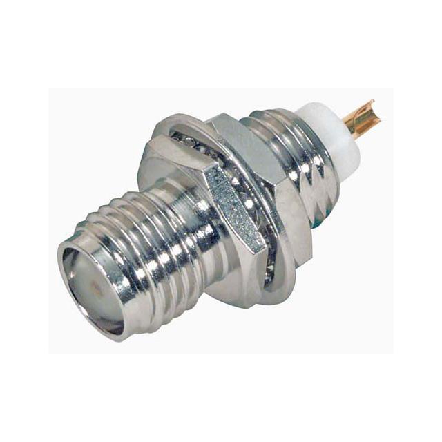 RECEPTACLE SMA F SOLDER NICKEL