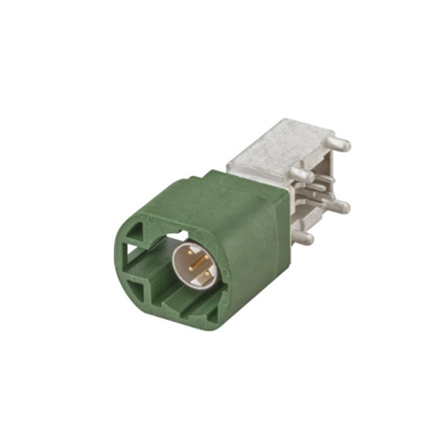 CONN HSD FAKRA PLUG R/A 100OHM