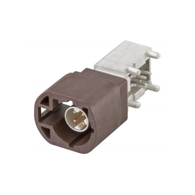 CONN HSD FAKRA PLUG R/A 100OHM