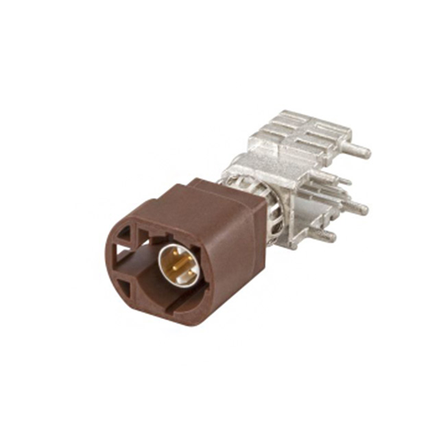 CONN HSD FAKRA PLUG R/A 100OHM