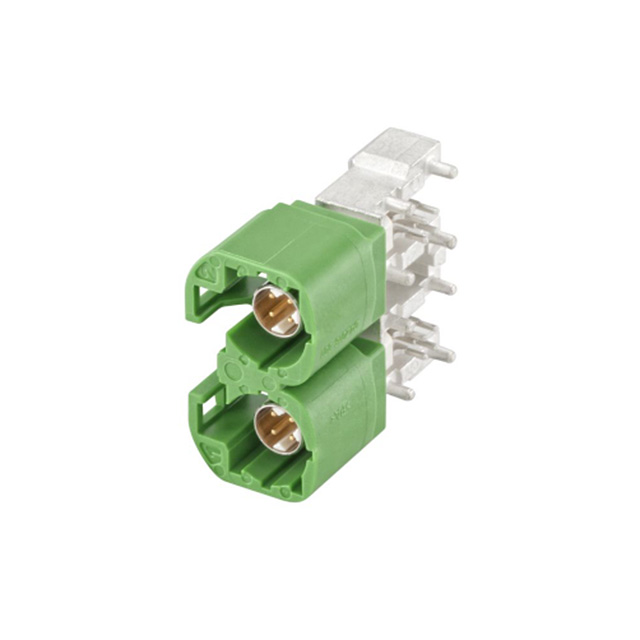 CONN HSD FAKRA PLUG R/A 100OHM