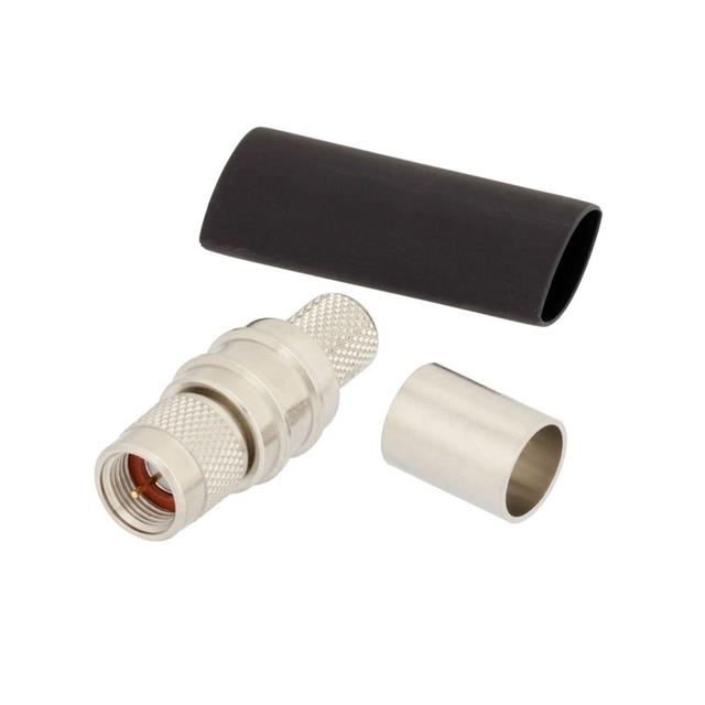 75 OHM F MALE CONNECTOR CRIMP/NO