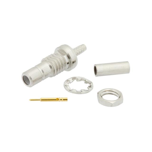 SMB JACK BULKHEAD CONNECTOR CRIM
