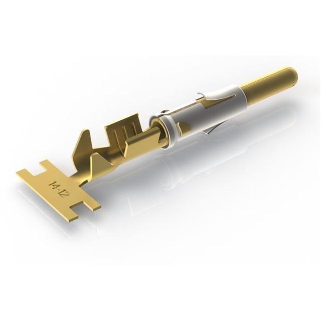CONN PIN 12-14AWG GOLD CRIMP