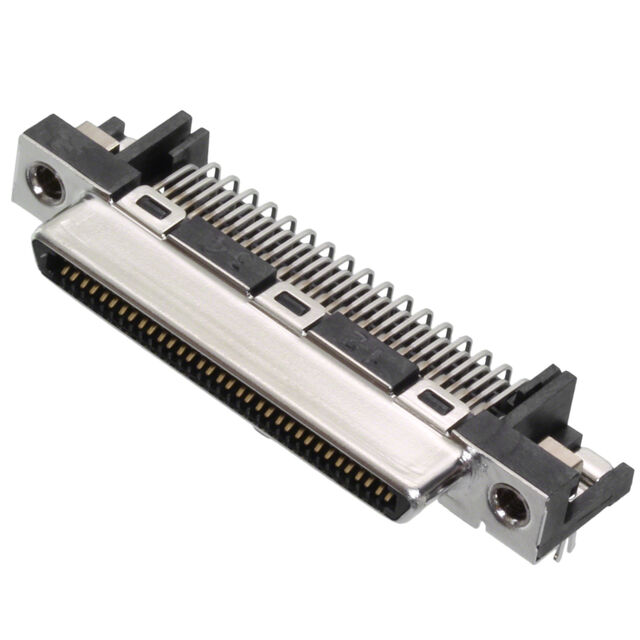 CONN VHDCI RCPT 68POS R/A SOLDER