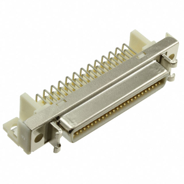 CONN RCPT 50POS R/A SOLDER