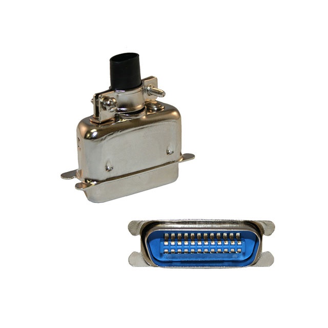 CONN SCSI RCPT 24P STR SLDR CUP