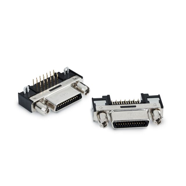 CONN RCPT 14POS R/A SOLDER