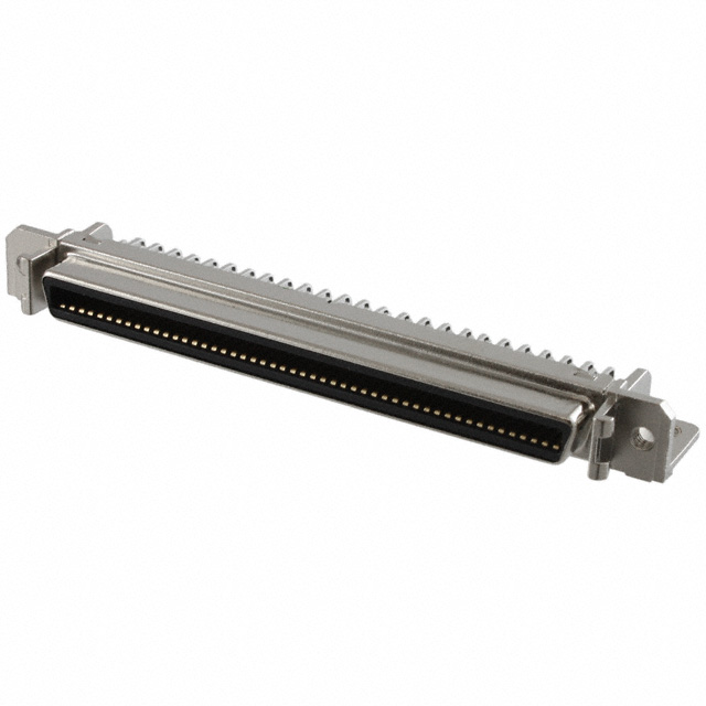 CONN RCPT 100POS R/A SOLDER