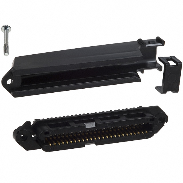 CONN RCPT 50POS R/A IDC