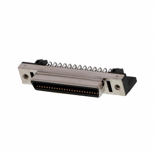 CONN RCPT 50POS R/A SOLDER