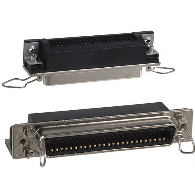 CONN SCSI RCPT 50POS R/A SOLDER