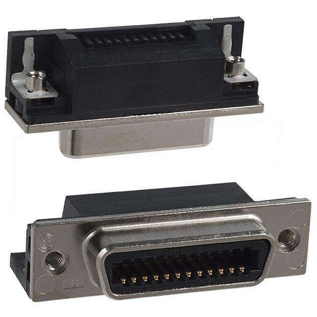 CONN RCPT 24POS R/A SOLDER