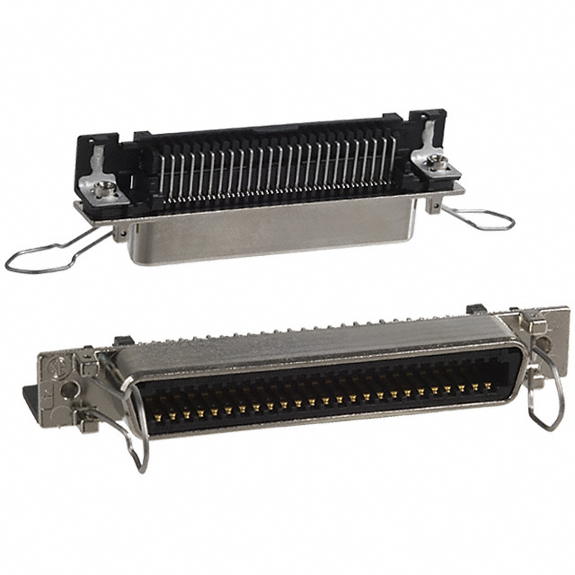 CONN RCPT 50POS R/A SOLDER