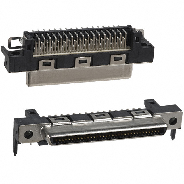 CONN RCPT 68POS R/A SOLDER
