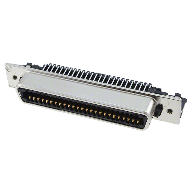 CONN RCPT 50POS R/A SOLDER