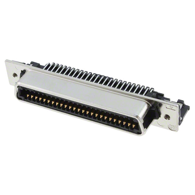 CONN RCPT 50POS R/A SOLDER