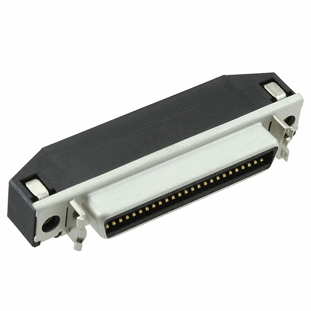 CONN RCPT 50POS R/A SOLDER