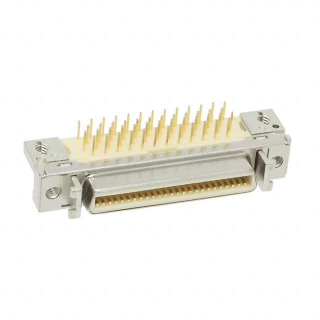 CONN RCPT 50POS R/A SOLDER