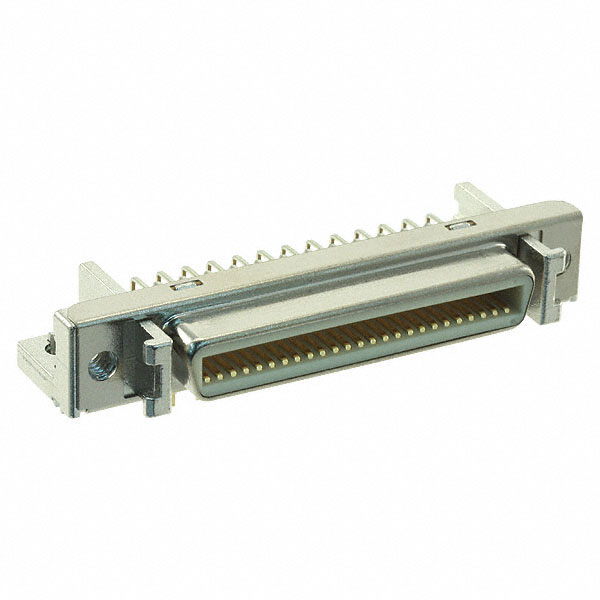 CONN RCPT 50POS R/A SOLDER