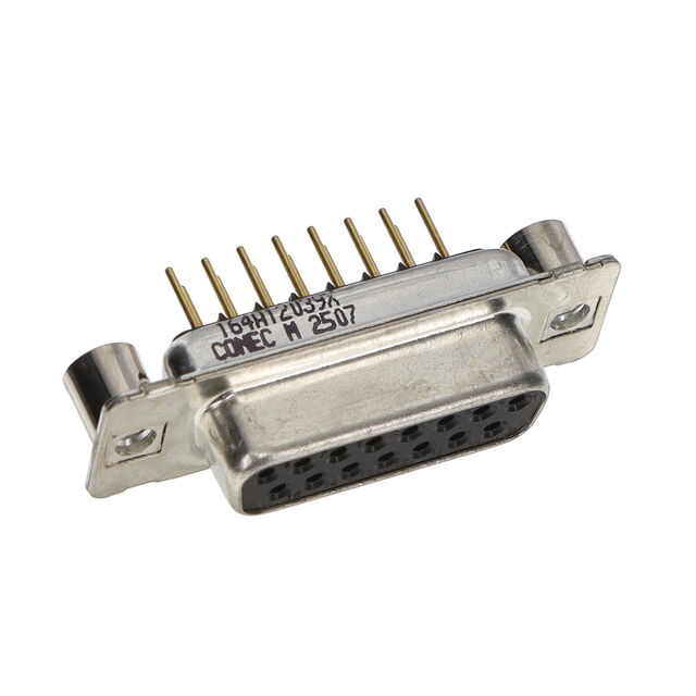 CONN D-SUB RCPT 15POS VERT SLDR