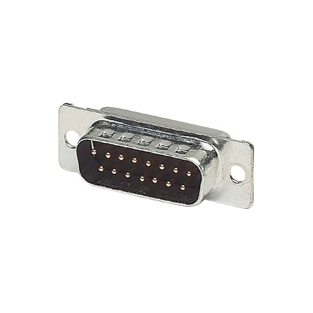 CONN D-SUB PLUG 15POS SOLDER CUP
