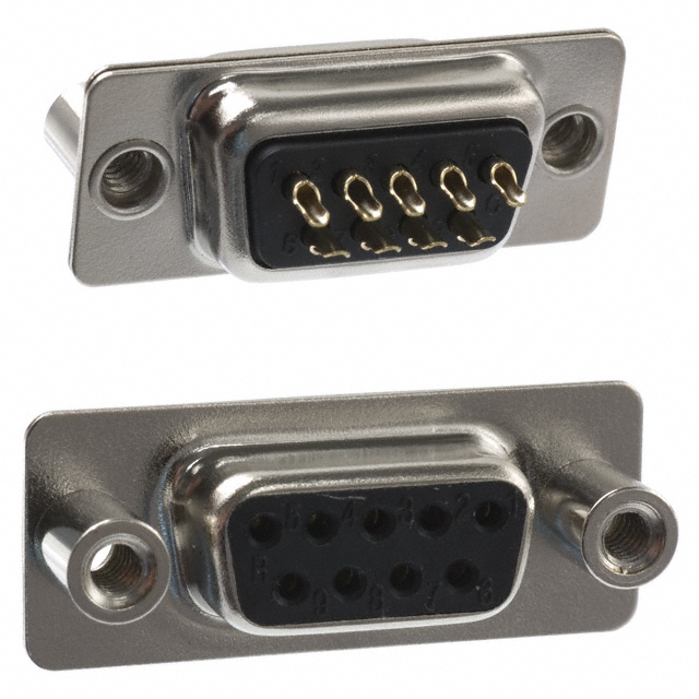 CONN D-SUB RCPT 9POS PNL MNT