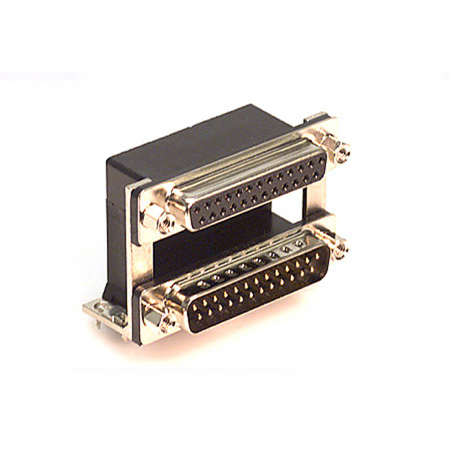 CONN D-SUB PLG/RCPT 25P R/A SLDR