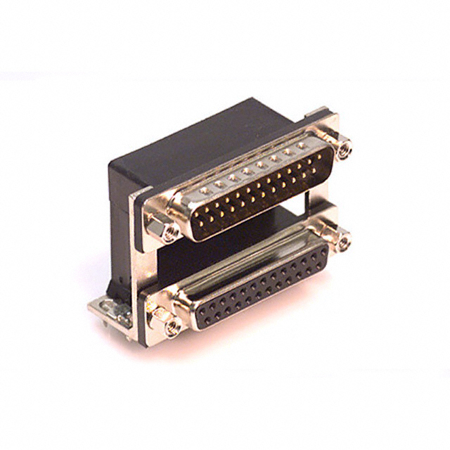 CONN D-SUB PLG/RCPT 25P R/A SLDR