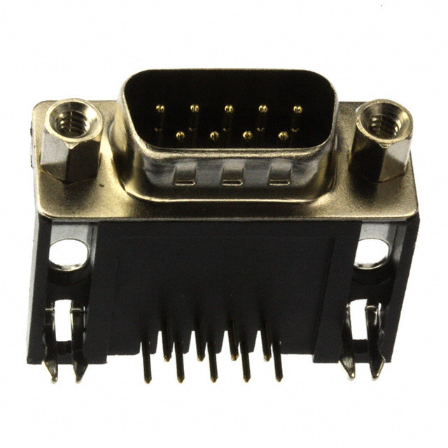 CONN D-SUB PLUG 9POS R/A SOLDER