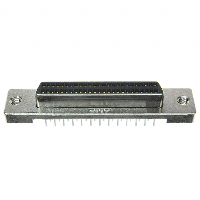 CONN D-TYPE RCPT 50POS VERT SLDR