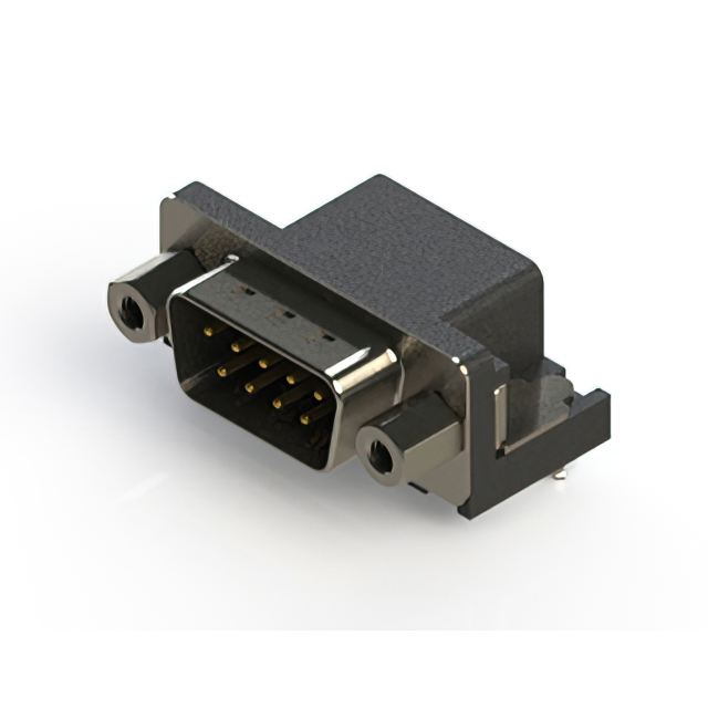 CONN D-SUB PLUG 9POS R/A SOLDER
