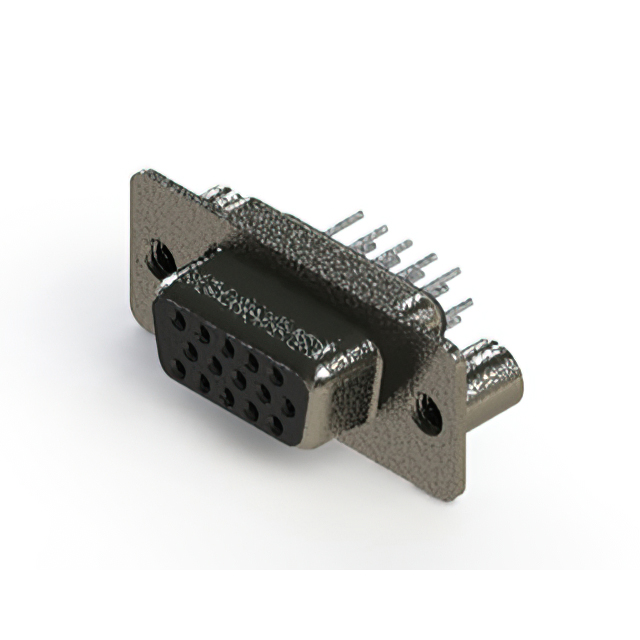 CONN D-SUB HD RCPT 15P VERT SLDR